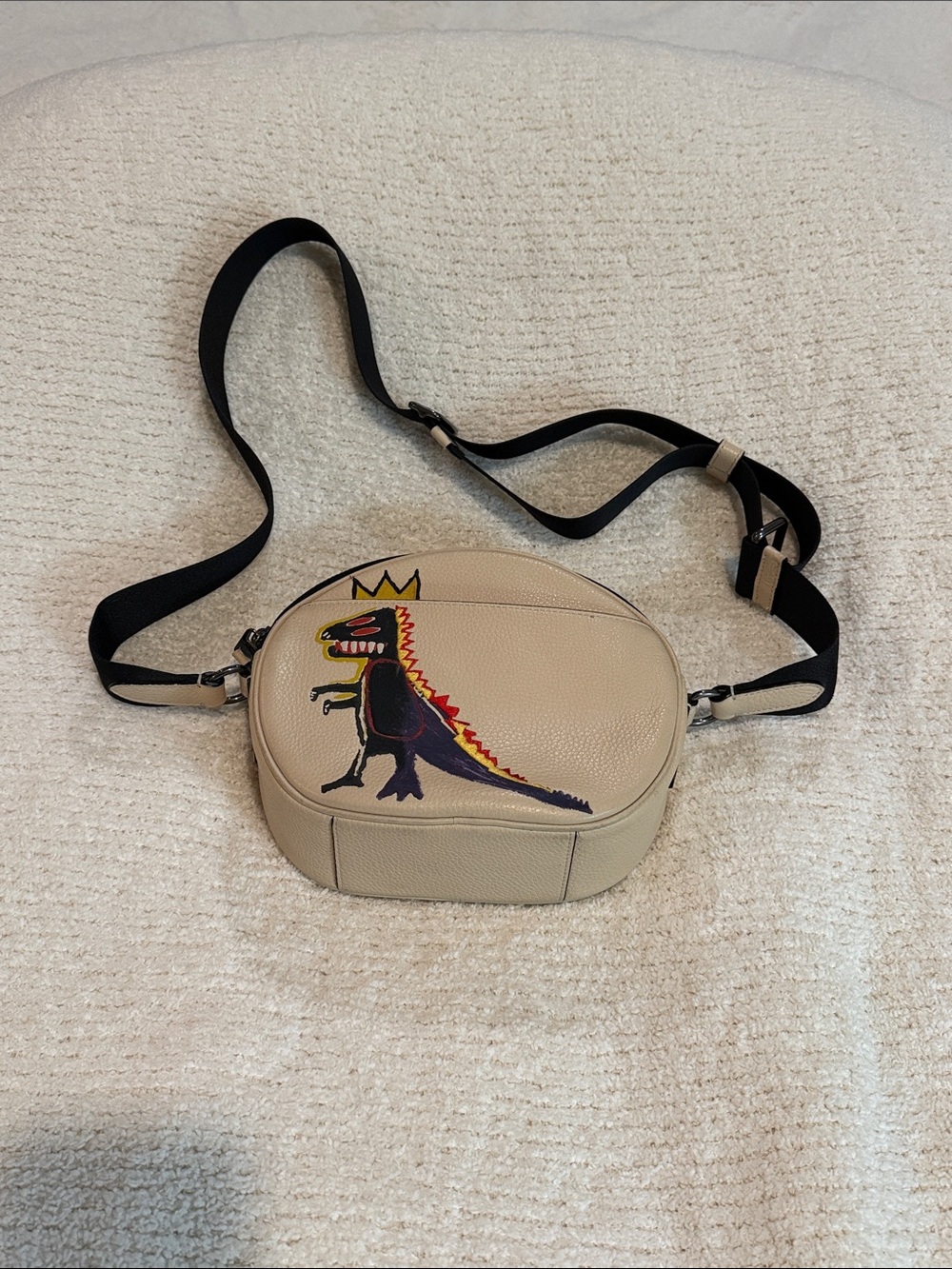 Coach x Jean-Michel Basquiat Rexy Oval Canteen Crossbody Bag
